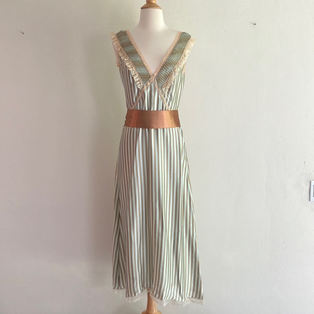 Vintage Anthropologie silk dress